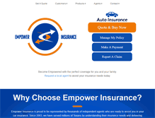 Tablet Screenshot of empowerins.com